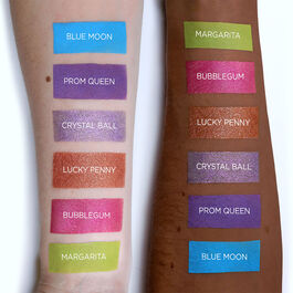 Swatches of Rainbow Colored Gel Eyeliner Pots image number 3